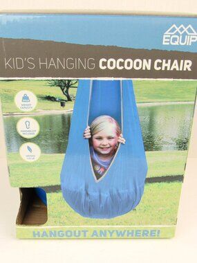 Equip Kid's Hanging Cocoon Chair Tree Swing Child Outdoor Seat Hangout Anywhere